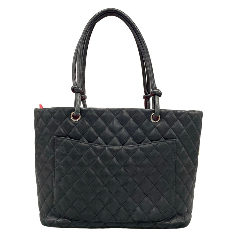 Chanel Cambon Line Large Tote Tote Bag Black White - Picture 3 of 15